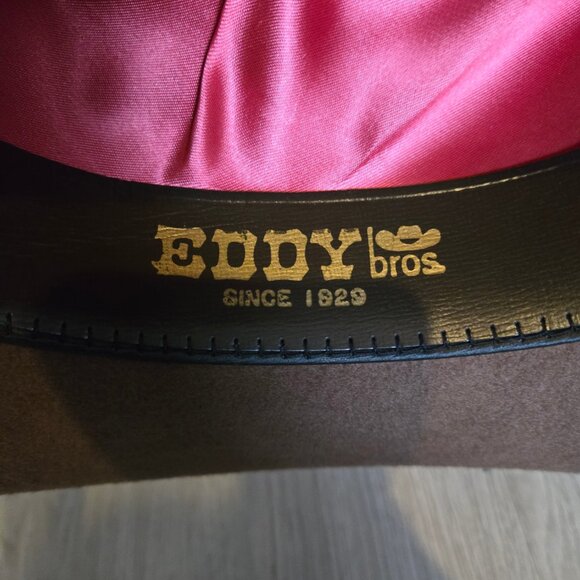 Vintage Brown Eddy Bros Western Hat* main image 6